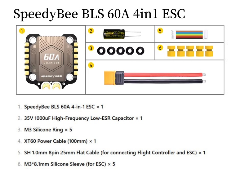 SpeedyBee F4 F405 V4 55A BLS 3 - Speedybee F405 V4 Bls 55A Stack 리뷰 및 가격